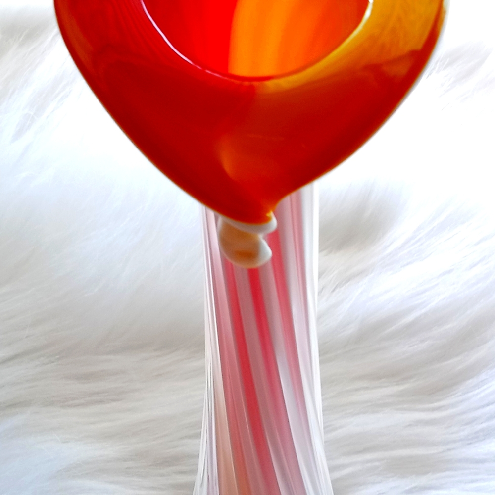 Murano Jack in the Pulpit glass vase, 11" tall
